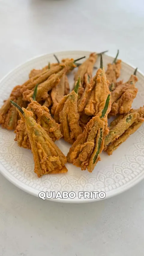 Quiabo frito, receita de Lanna Schneider
