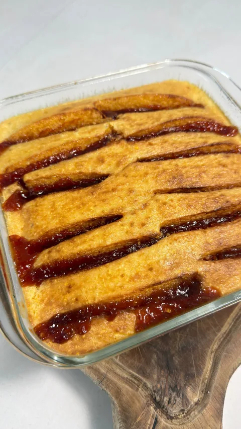Torta de flocão com goiabada, receita de Lanna Schneider